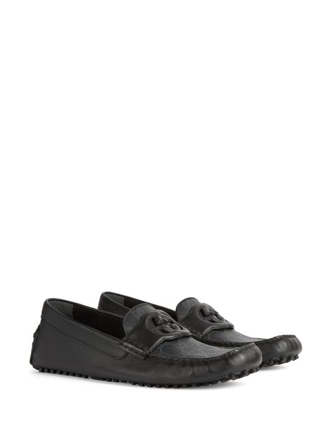 gucci loafers sqaure toe box|Gucci wedge loafers.